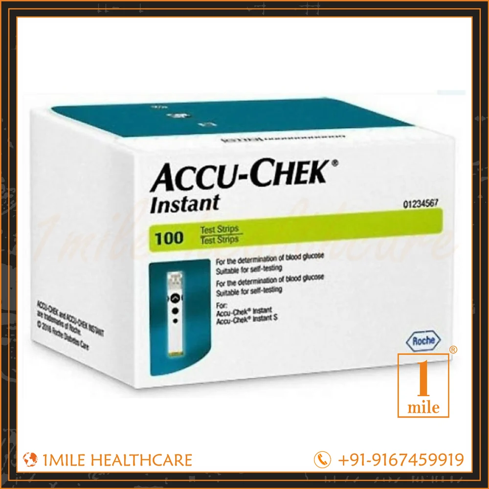 Accu Chek Instant Blood Glucose Strip