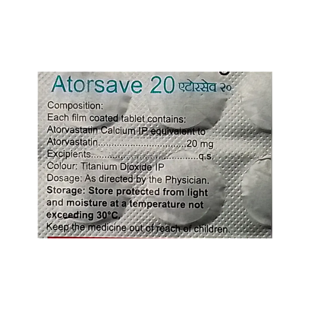 Atorsave 20 Tablet