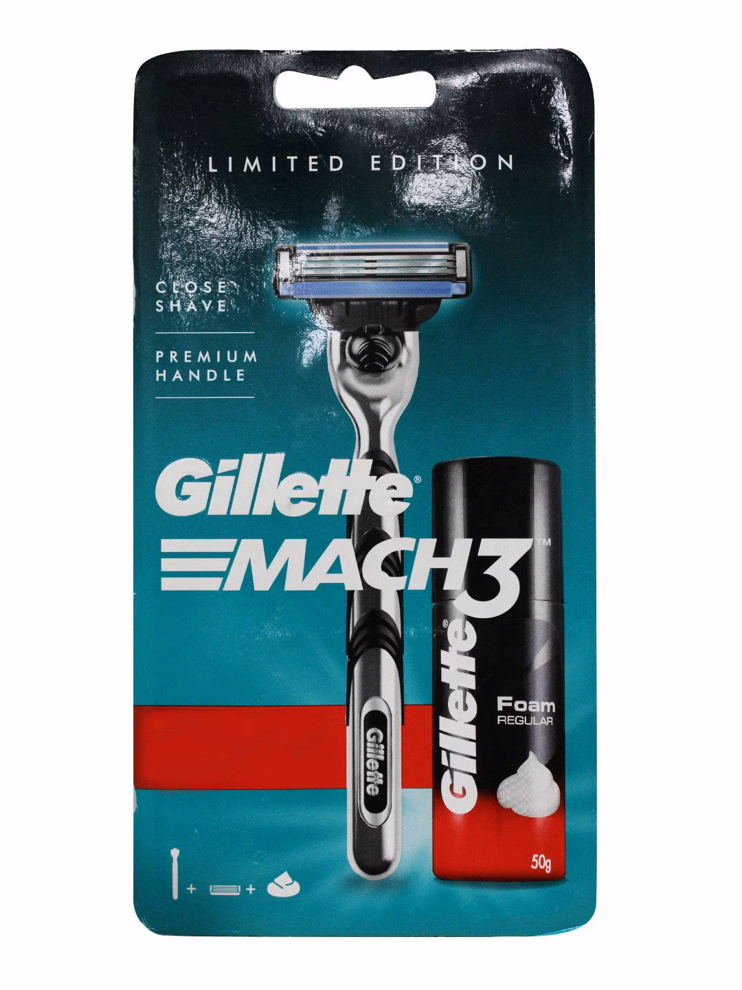 Gillette Mach3 Fresh Clean Razor (Free Foam)