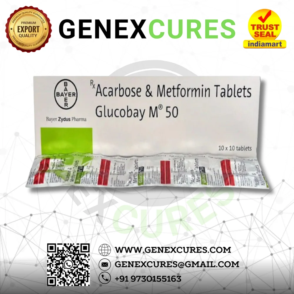 Glucobay M 50 Tablet