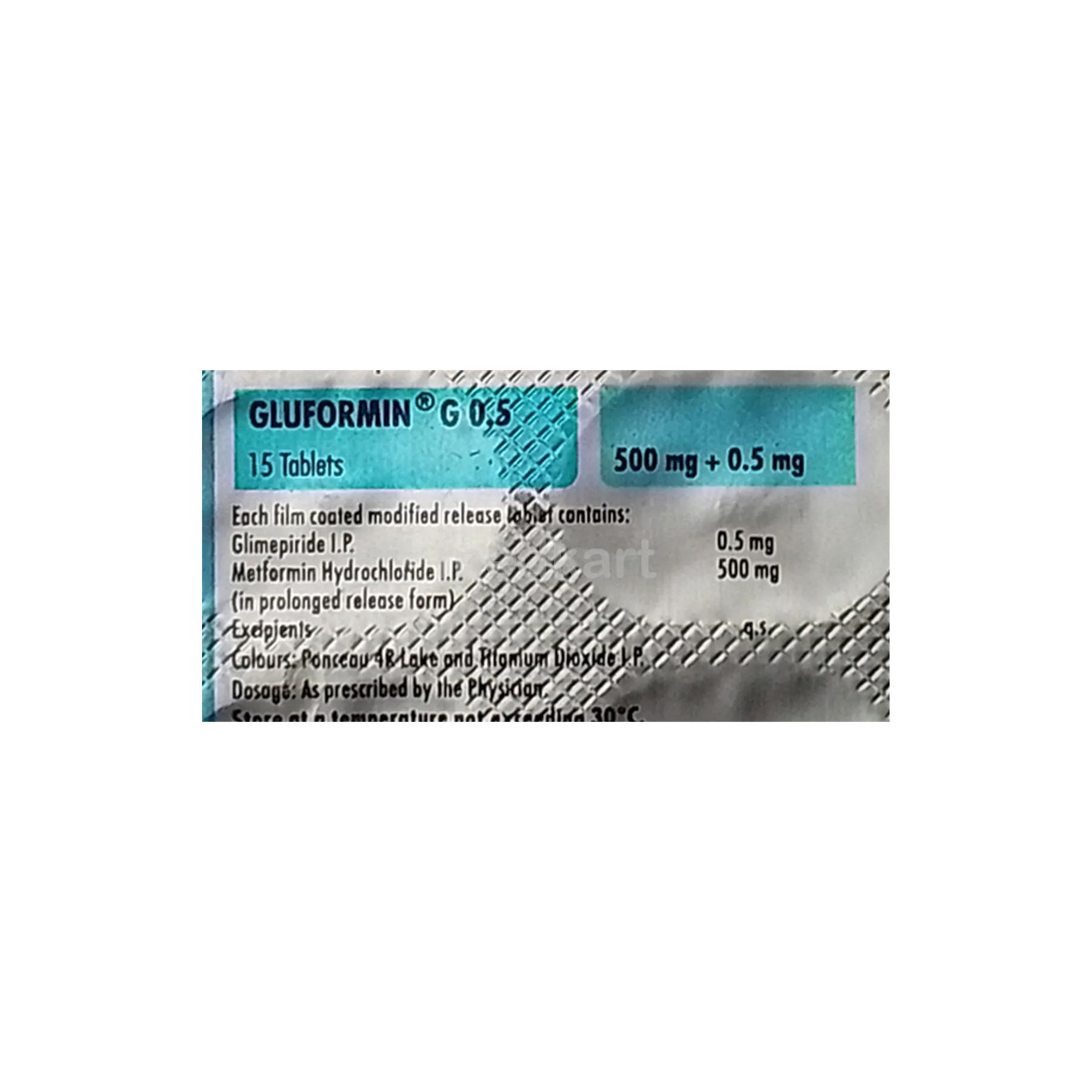 Gluformin G 0.5 Tablet