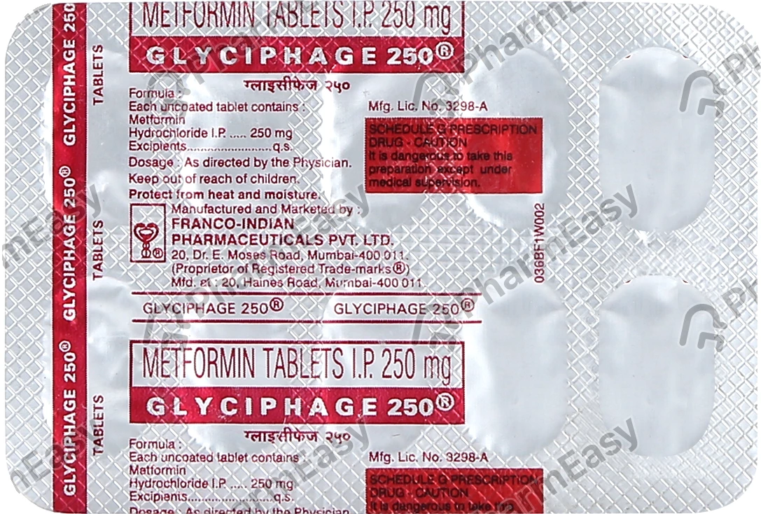 Glyciphage 250 Tablet