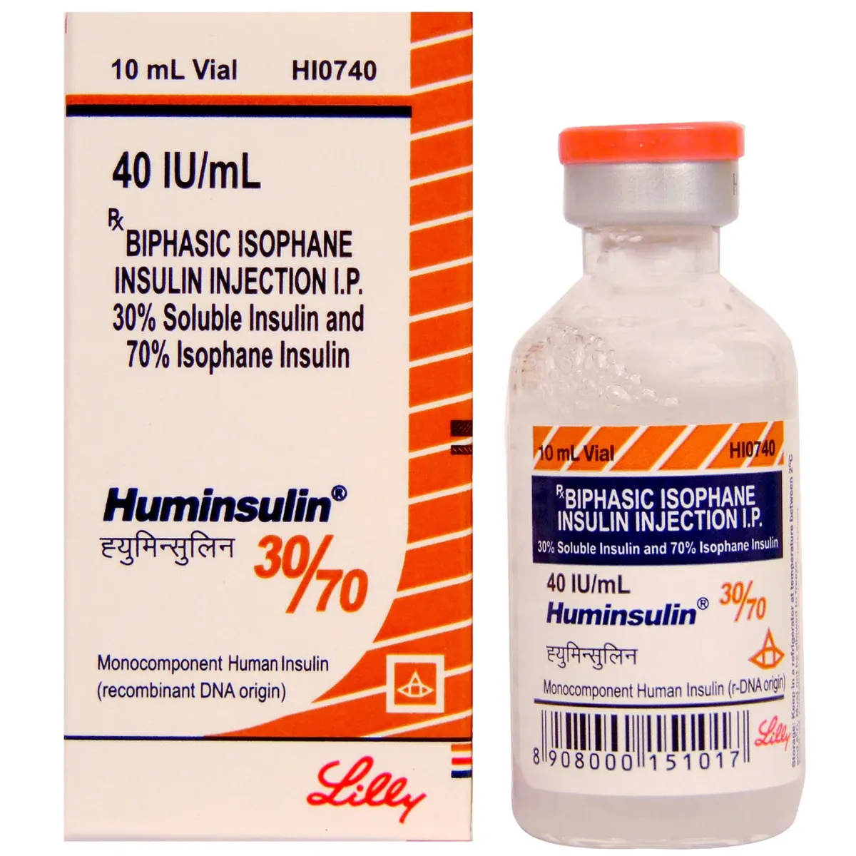 Huminsulin 30/70 40IU/ml Injection