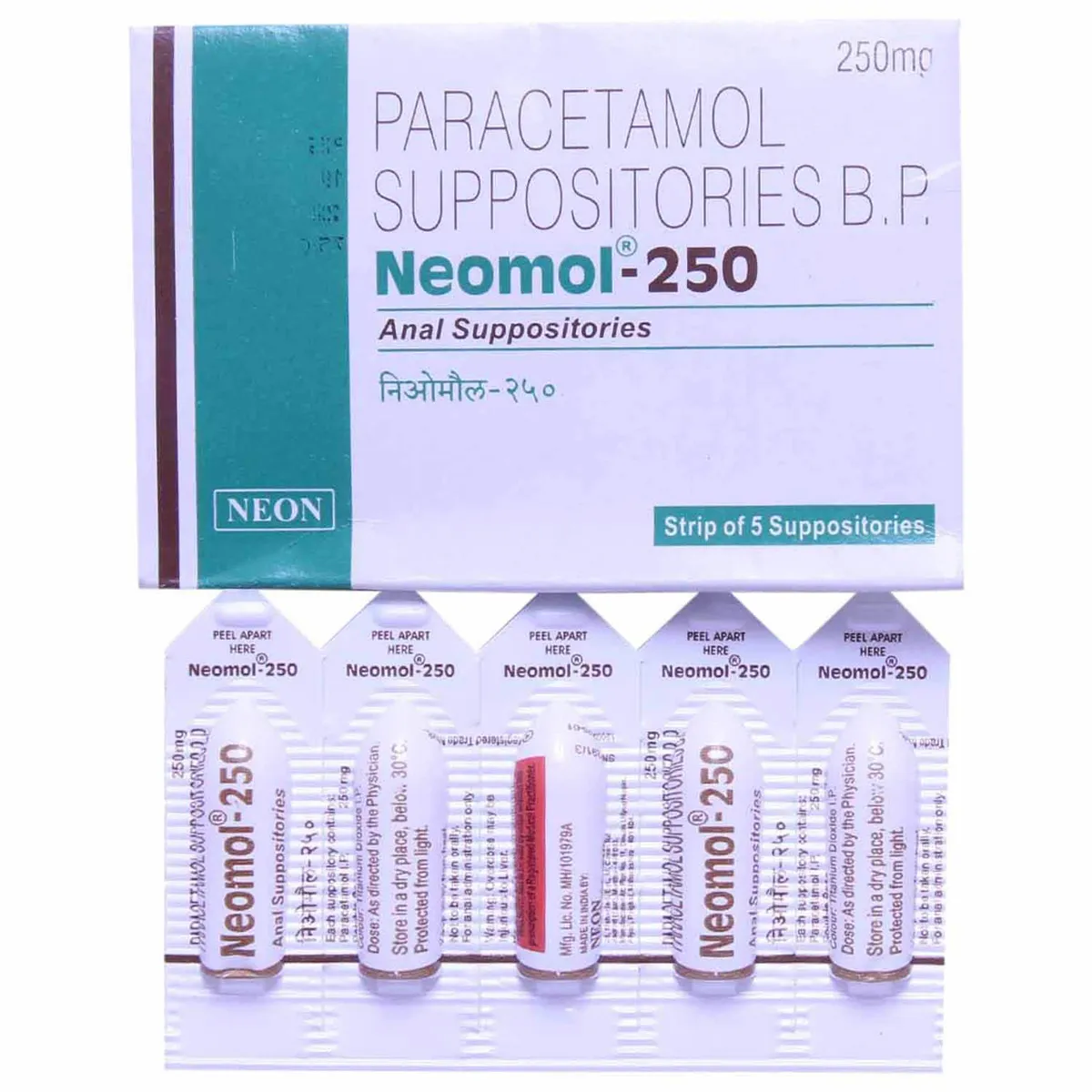 Neomol 250 Anal Suppository