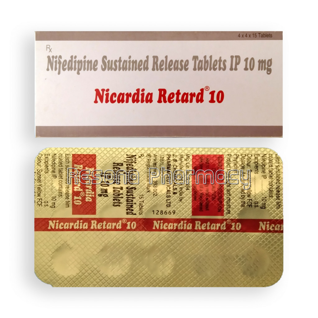 Nicardia Retard 10 Tablet
