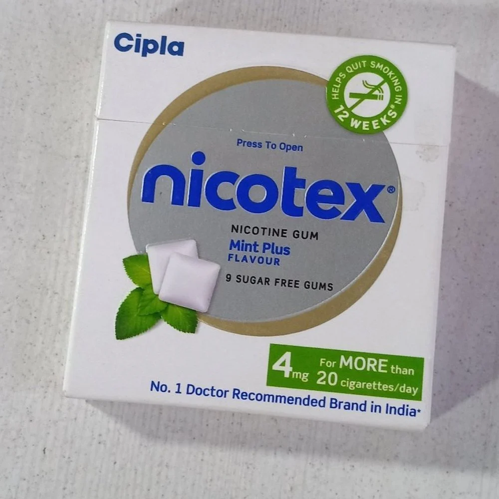 Nicotex 4mg Fruity Mint Sugar Free Nicotine Gum
