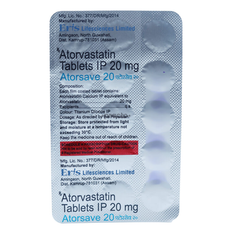 Atorsave 20 Tablet