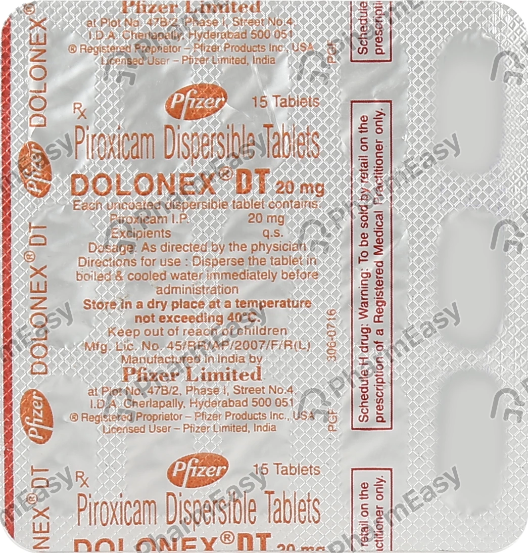Dolonex DT 20 Tablet