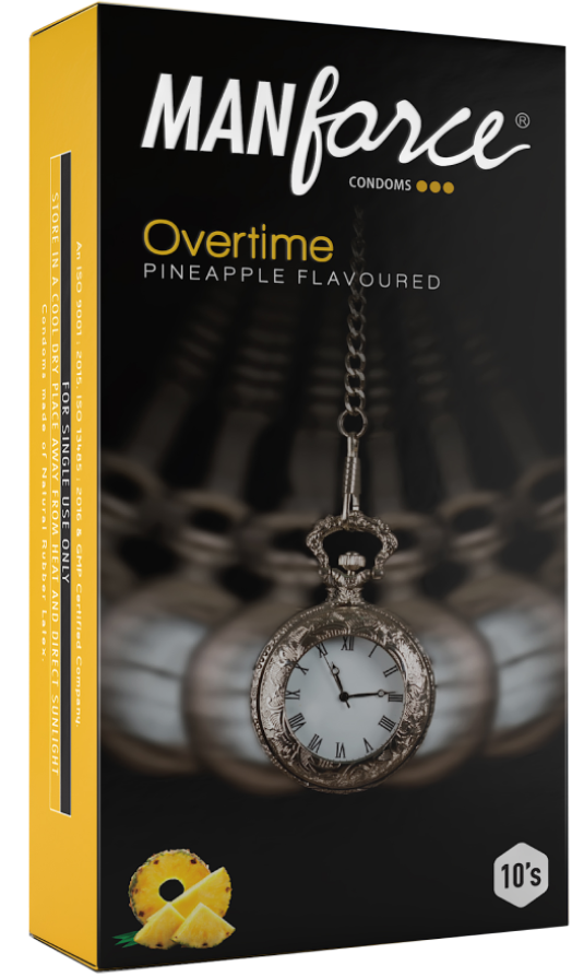 Manforce Overtime Condoms Pineapple