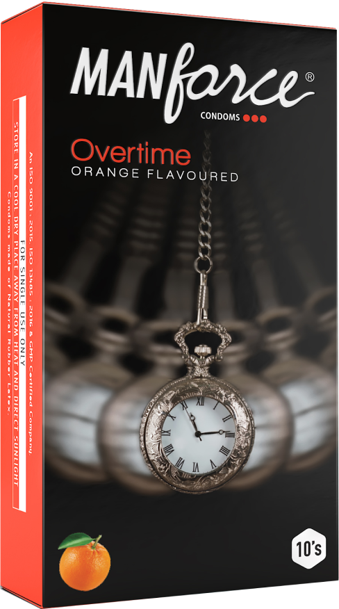 Manforce Overtime Orange Condom