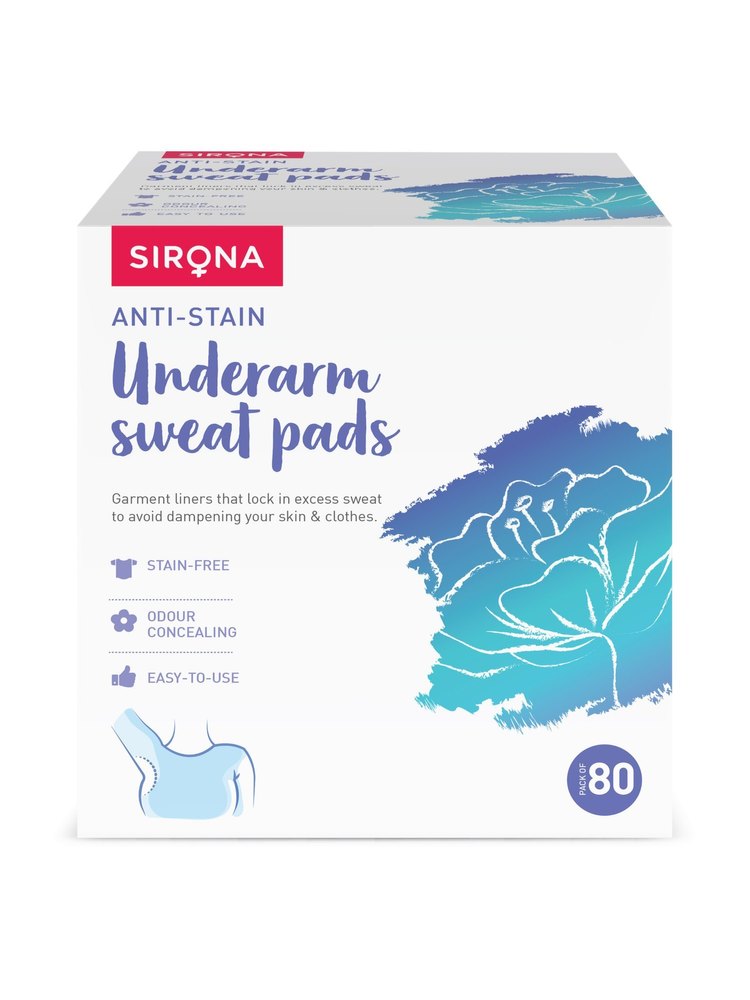 Sirona Under Arm Sweat Pad For Men And Women 80 Nos