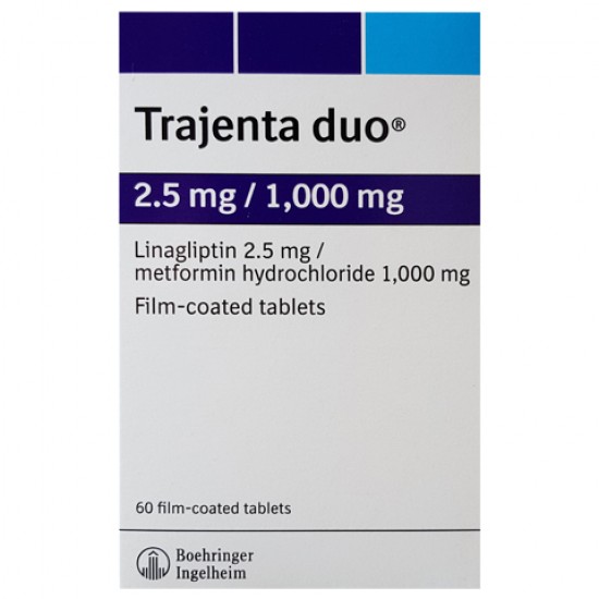 Trajenta Duo 2.5/1000 Tablet