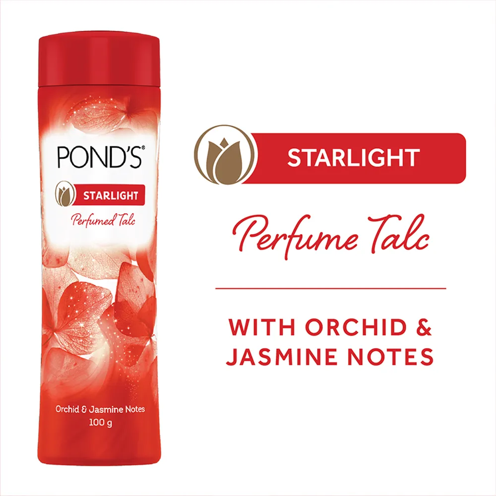 Ponds Starlight Orchid And Jasmine Notes Perfumed Talc
