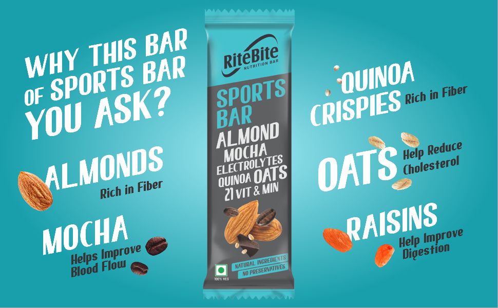 Ritebite Almond Mocha Sports Bar