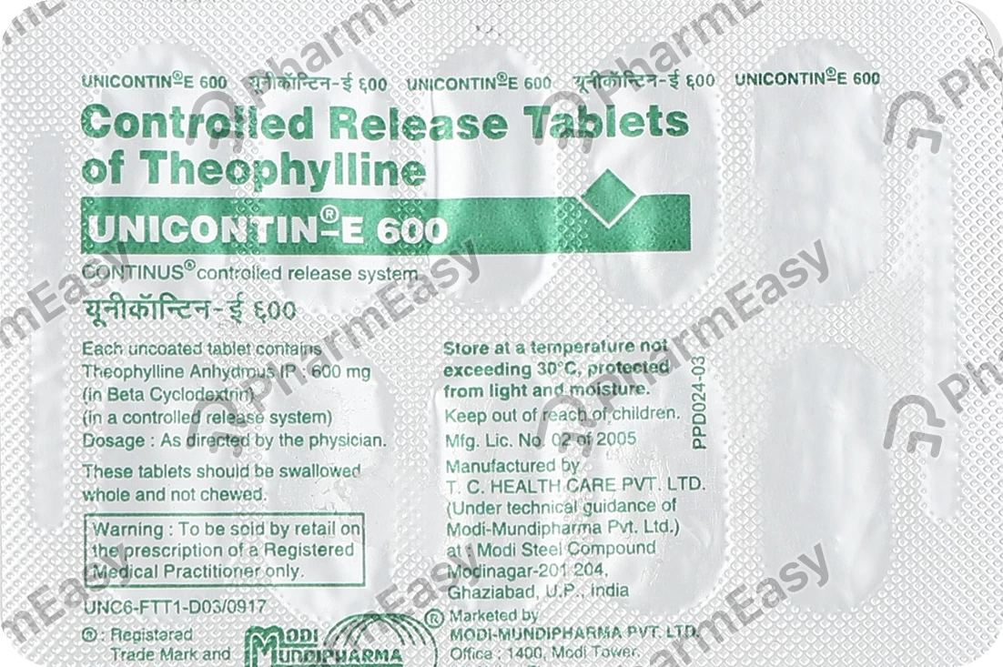 Unicontin E 600 Tablet